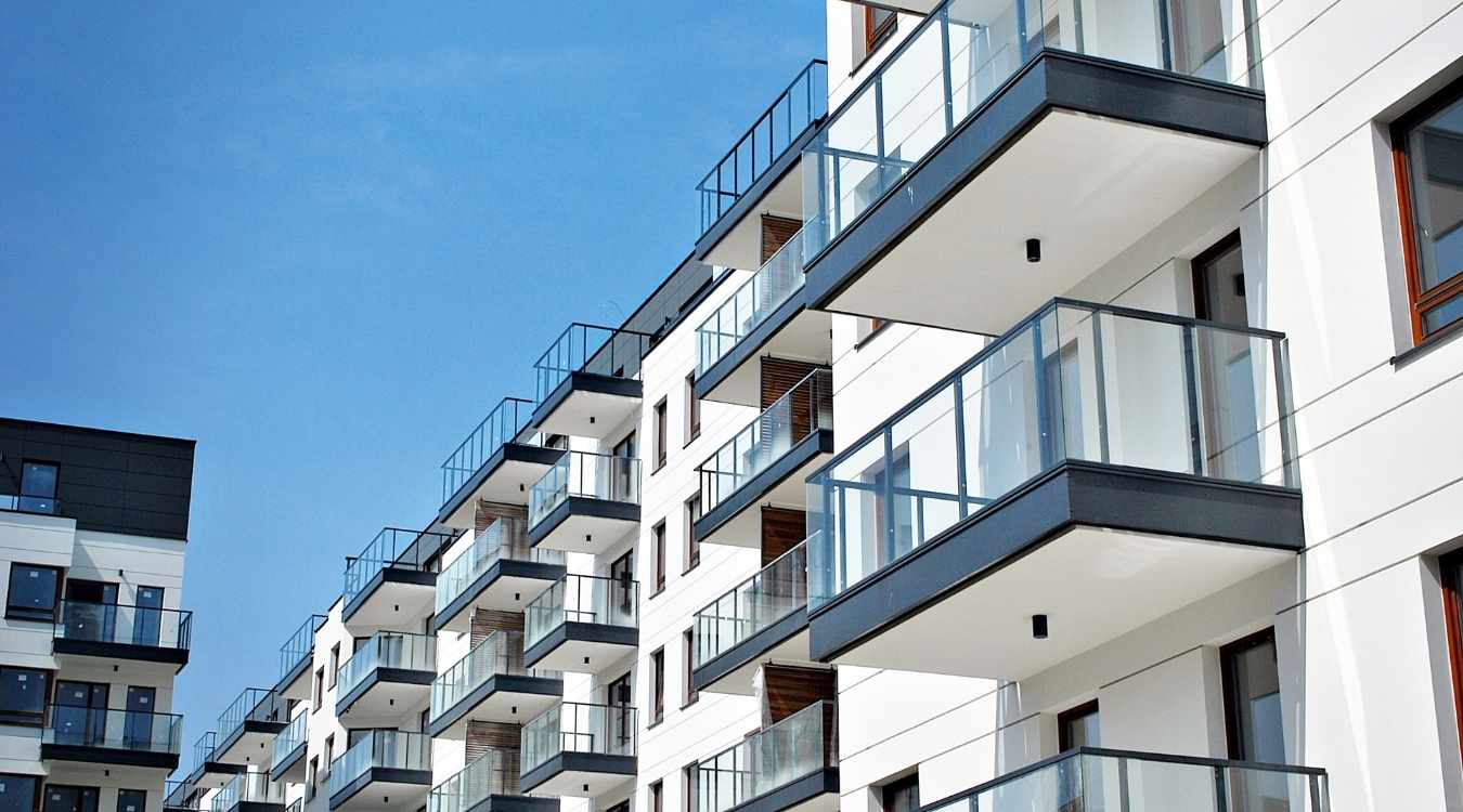 exterior of an apartment building