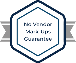 No Vendor Mark-Ups Guarantee